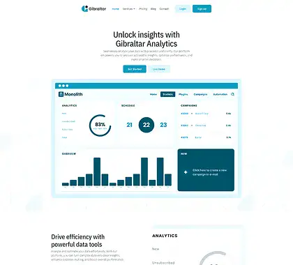 DMS42 Analytics Dashboard für effizientes Datenmanagement und Analyse.